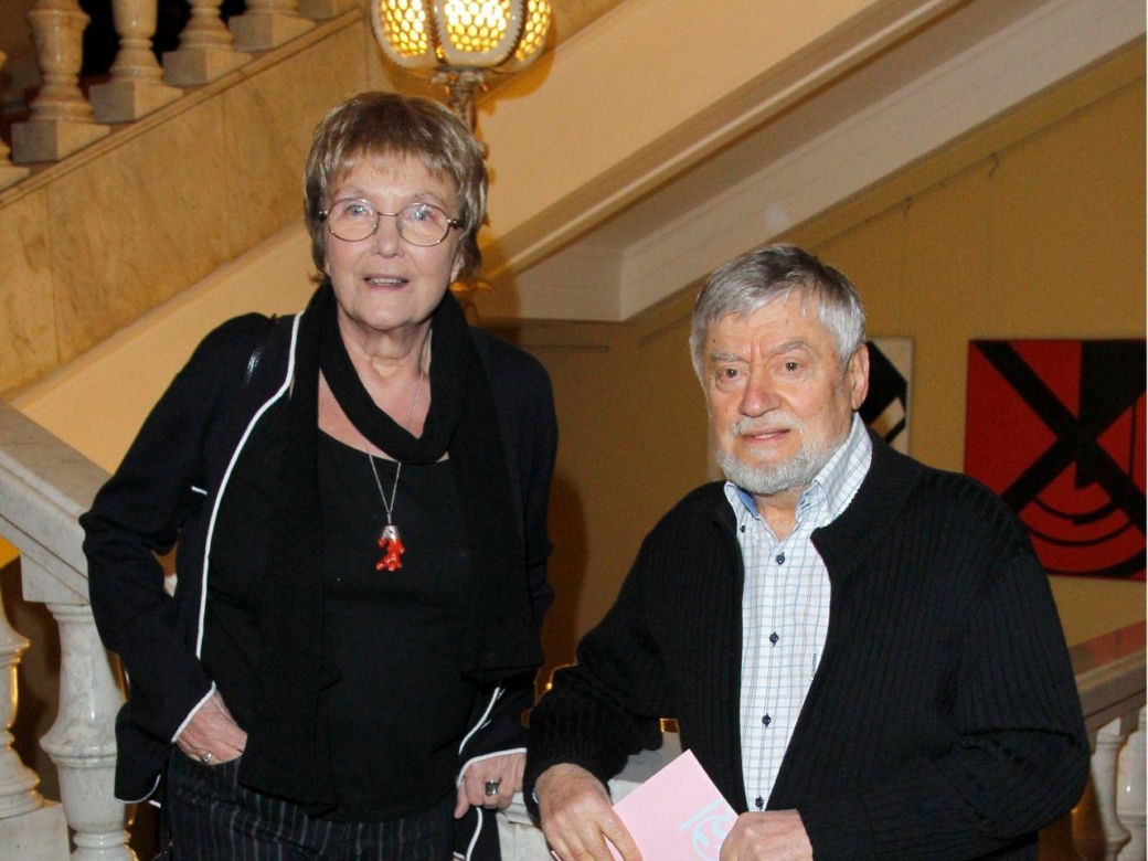 Janusz Michałowski i Izabella Cywińska