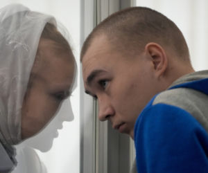 Vadim Shishimarin, rosyjski żołnierz skazany na dożywocie za zamordowanie cywila w Ukrainie. To pierwszy wyrok