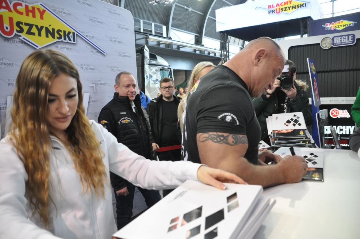 Targi Dach Forum w Kielcach z Mariuszem Pudzianowskim