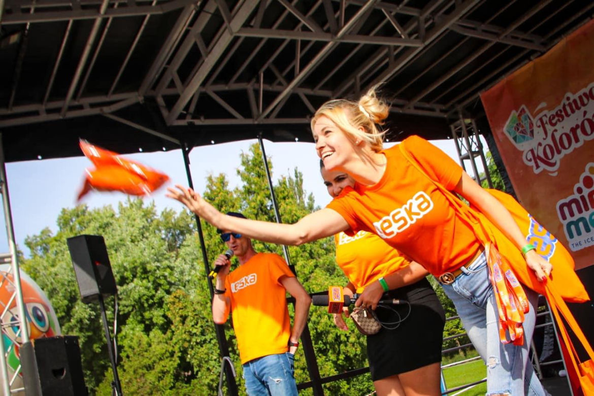 Festiwal Kolorów w Parku Sieleckim w Sosnowcu