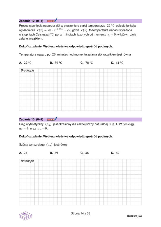Matura próbna 2024: matematyka. Arkusze CKE i odpowiedzi. Poziom podstawowy [Formuła 2023]