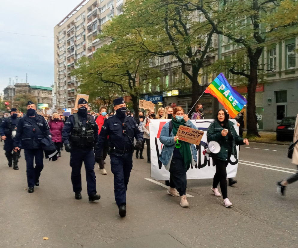 Protest kobiet w Szczecinie - 22.10.2020