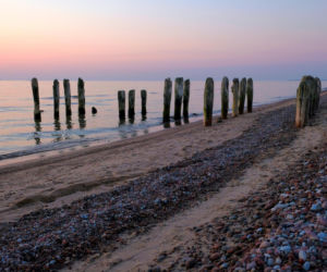 Niski stan Bałtyku - zdjęcia morza