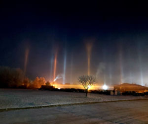 Słupy świetlne Starachowice 14.12.2021