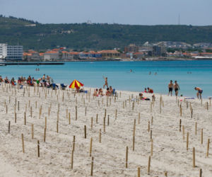 Plaża w Izmirze, Turcja