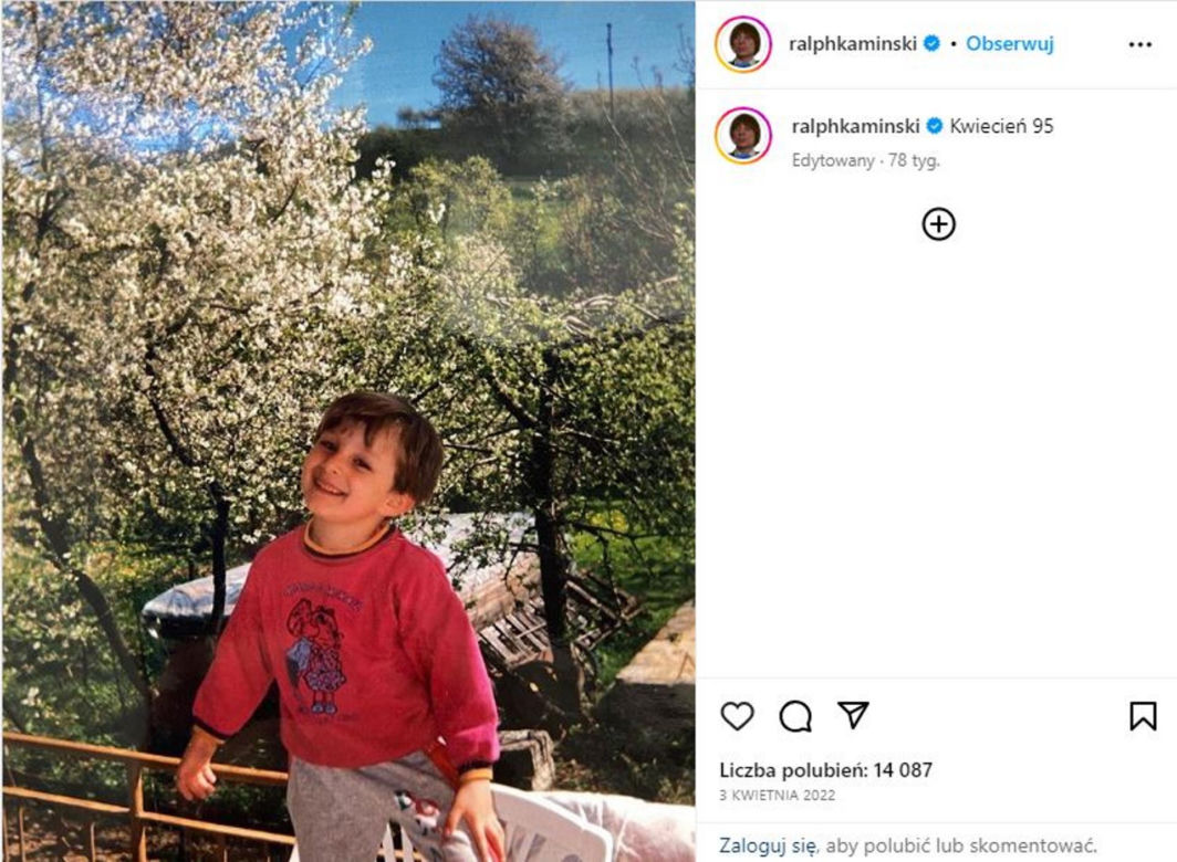 Tak zmieniał się Ralph Kamiński