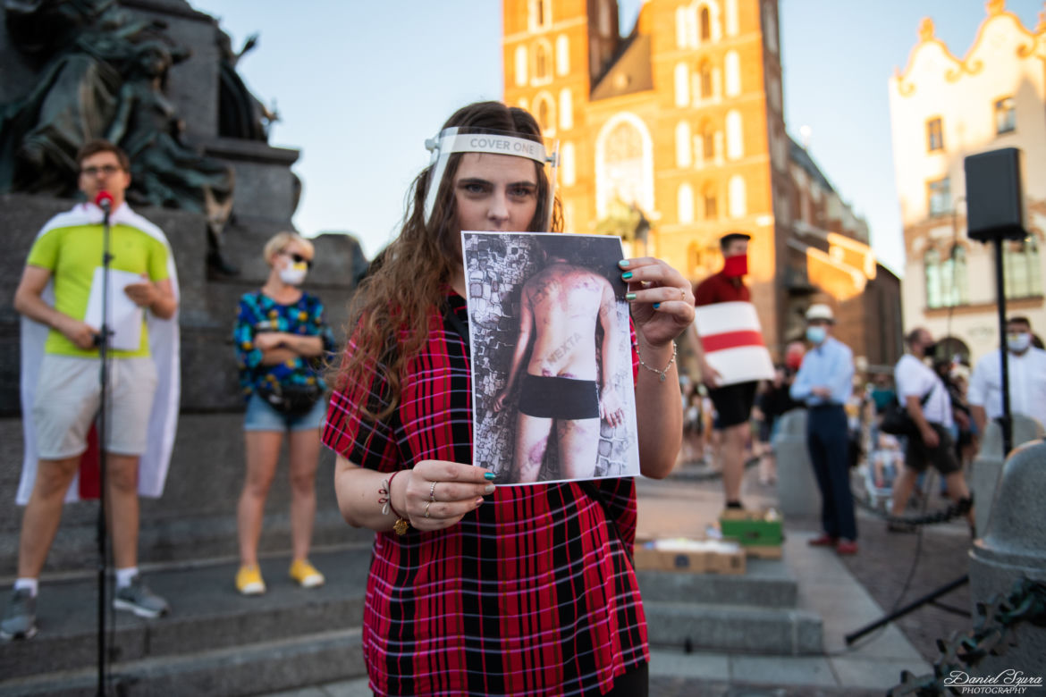 Kraków solidarny z Białorusią