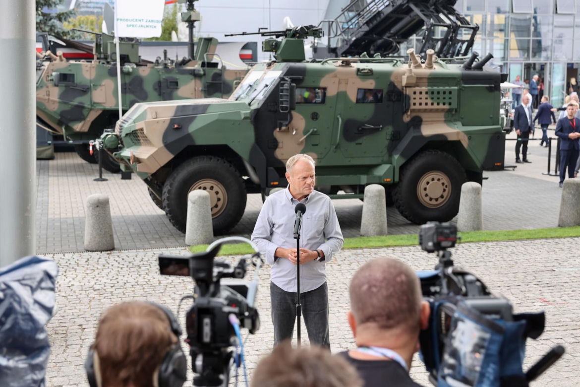 MSPO 2025. Premier Donald Tusk w Kielcach