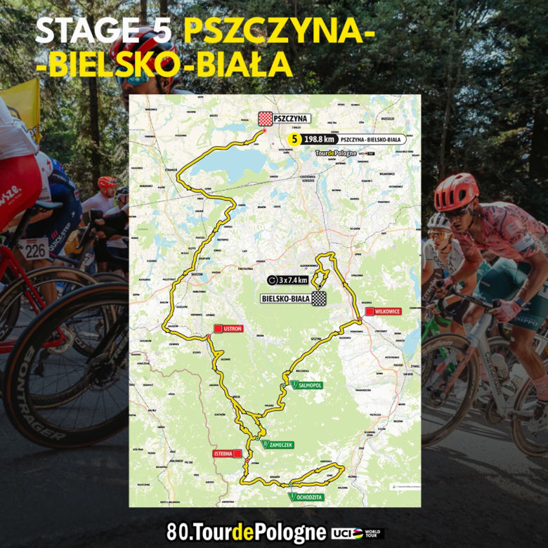 Tour De Pologne 2023 - MAPA