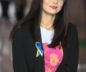Adriana Kalska na prezentacji ramówki TVN7 wiosna 2022