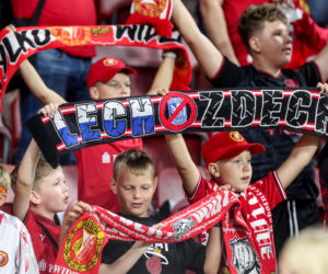 Widzew Łódź - Lech Poznań: Zdjęcia kibiców z meczu 6. kolejki PKO BP Ekstraklasy