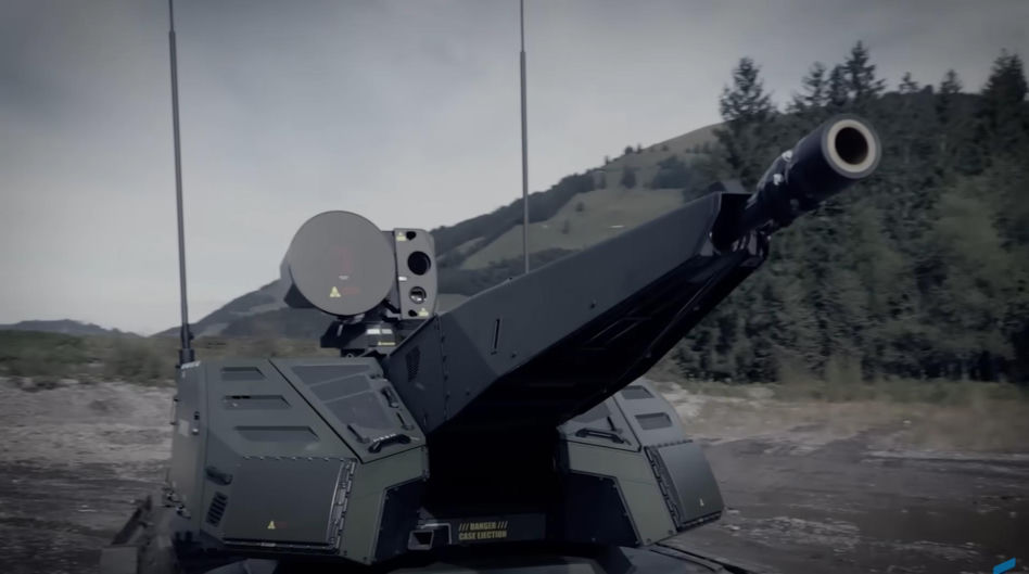 System przeciwlotniczy Skyranger 35 na podwoziu Leoparda 1