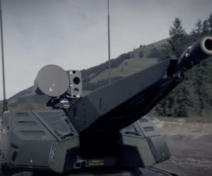 System przeciwlotniczy Skyranger 35 na podwoziu Leoparda 1