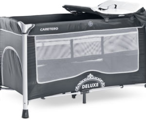 Caretero Łóżeczko Turystyczne Deluxe Graphite, 194 zł
