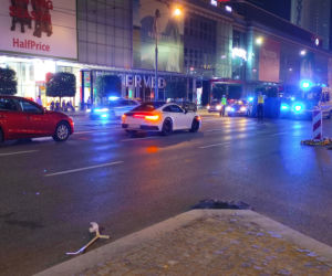 Makabryczny wypadek na Marszałkowskiej w Warszawie	
