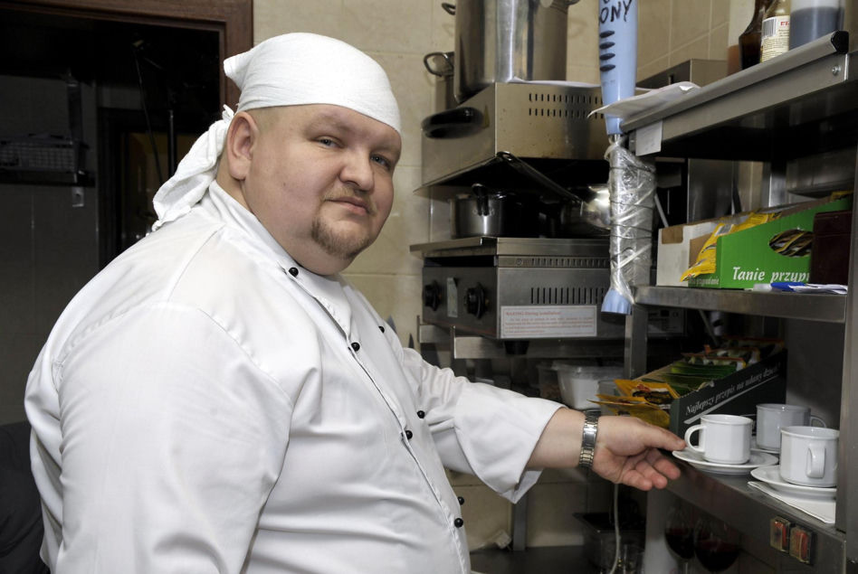 Grzegorz Komendarek, kucharz ze "Złotopolskich"