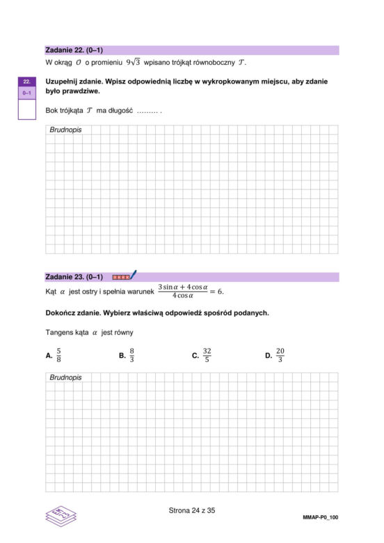Matura 2026 z matematyki: arkusze CKE, poziom podstawowy [Formuła 2023] 05.05.2026