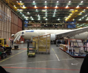 Dreamliner tuż przed startem