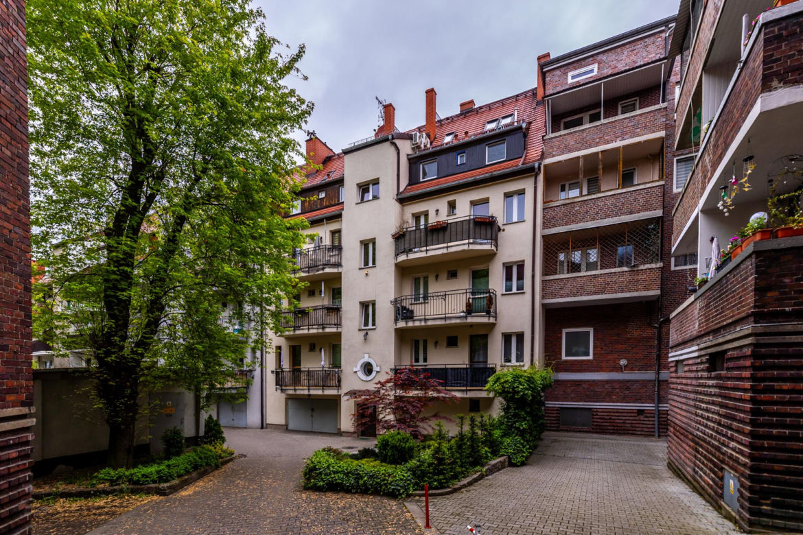 Plac Słowiański w Zabrzu - przedwojenna zabudowa