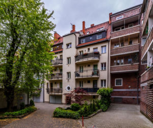 Plac Słowiański w Zabrzu - przedwojenna zabudowa