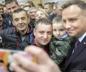 Kulesze Kościelne. Prezydent Andrzej Duda odwiedził woj. podlaskie