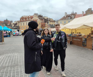 ESKA Lublin rozdawała żonkile na wiosnę