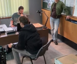 Na dobre i na złe nowy sezon na planie. Radek Biegun (Mateusz Lisiecki-Waligórski), Mario (Marcin Korcz)