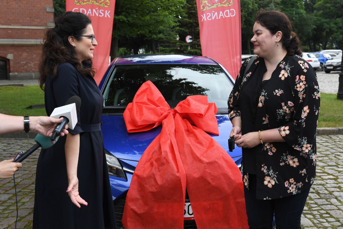 Gdańsk: Dostała samochód od miasta, bo płaci podatki [ZDJĘCIA]