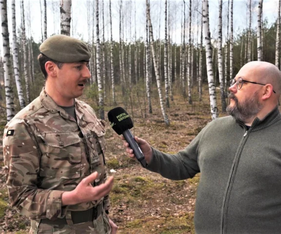 Brytyjski kapitan o służbie w Polsce: „Mróz i śnieg były wyzwaniem”