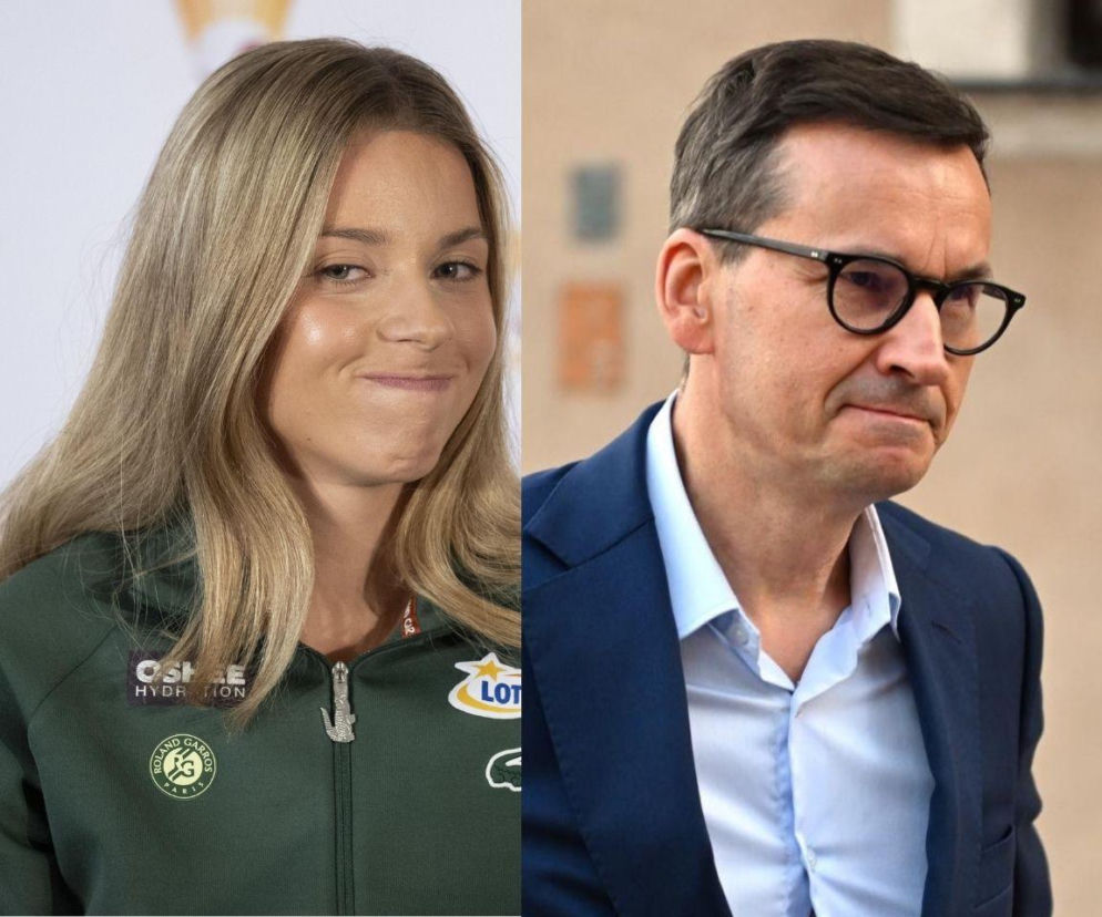 Tenisistka Maja Chwalińska i Mateusz Morawiecki. O kontrowersyjnym wpisie polityka przeczytasz na SE.