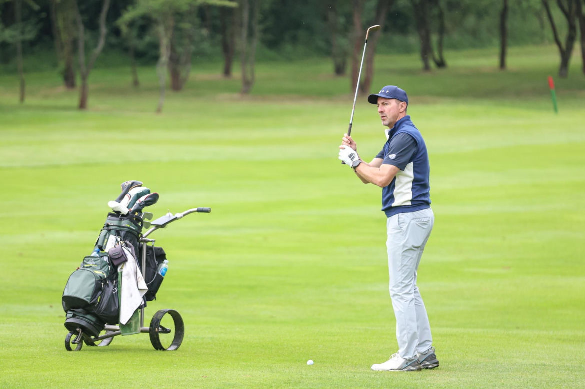 Jerzy Dudek na polu golfowym