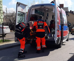 Nowe Grocholice koło Raszyna. Wypadek motocylisty