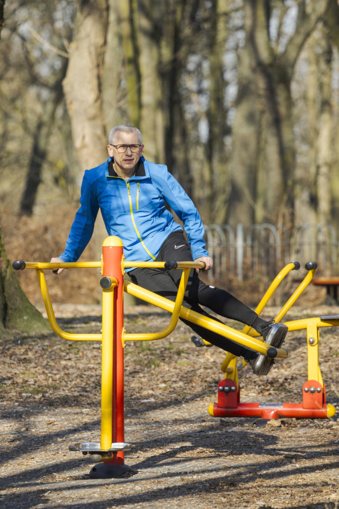 Senator Kwiatkowski gubi zimowe kilogramy