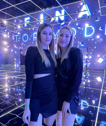 Natalia Bukowiecka (Kaczmarek) i Alicja Kaczmarek