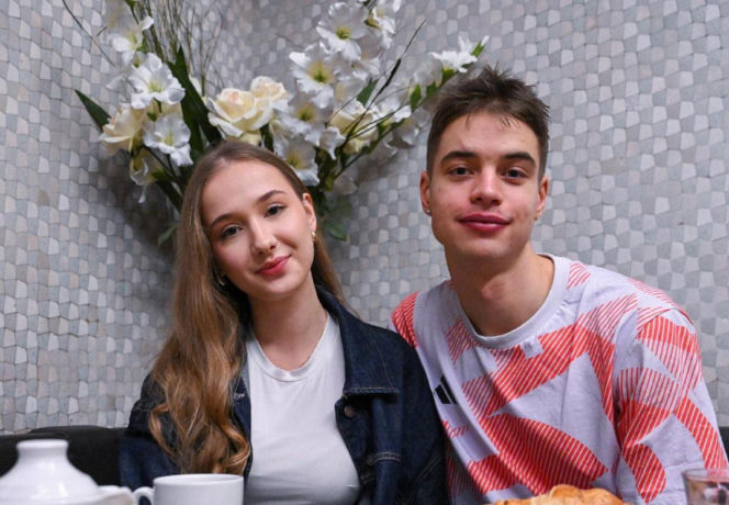 Władimir Semirunnij i jego dziewczyna Klaudia Bielas