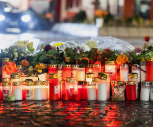 Pożar autobusu w Kerzers w kantonie Fryburg na zachodzie Szwajcarii