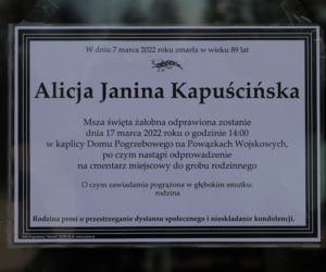 Pogrzeb Alicji Kapuścińskiej. Wzruszające pożegnanie żony słynnego reportera