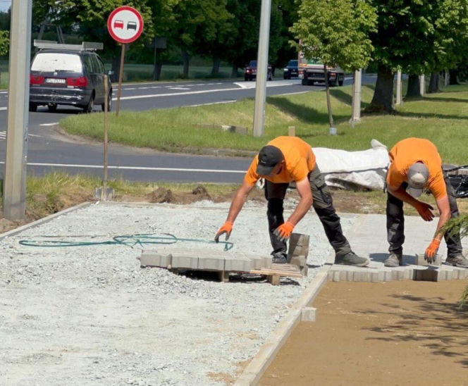 Budowa ścieżki rowerowej na Gronowie