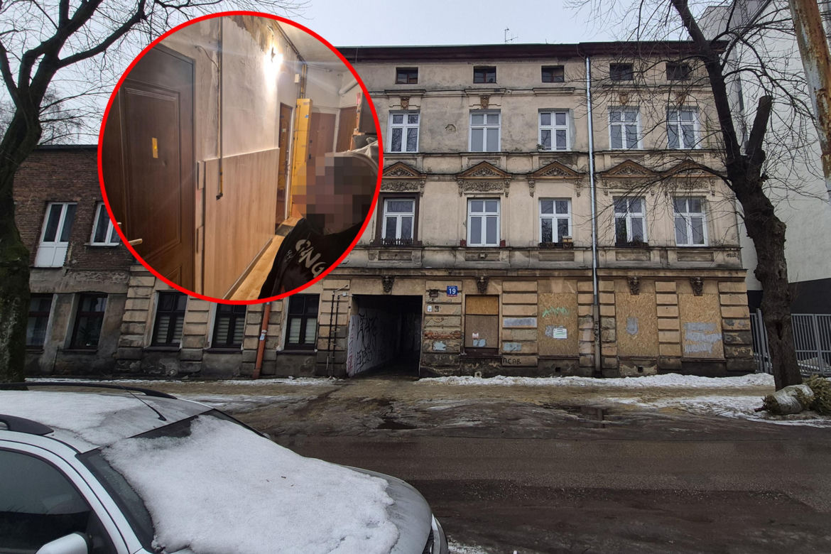 Za tymi drzwiami rozgrywał się dramat. Anna i jej niepełnosprawny partner zamarzli na śmierć