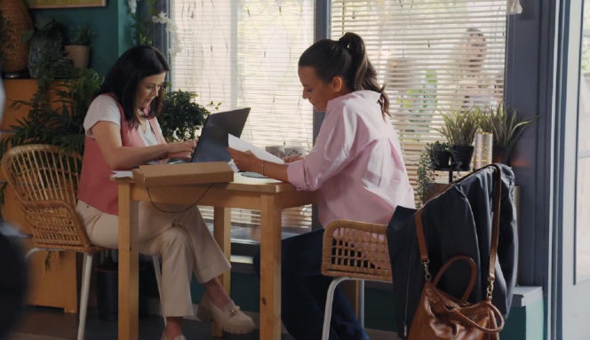 M jak miłość odc. 1892. Magda (Anna Mucha), Kinga (Katarzyna Cichopek)