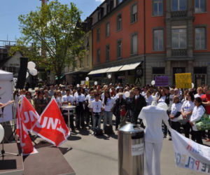 Protest polskich opiekunek w Szwajcarii
