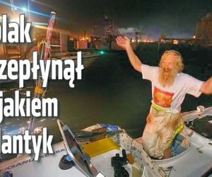 Polak przepłynął kajakiem Atlantyk
