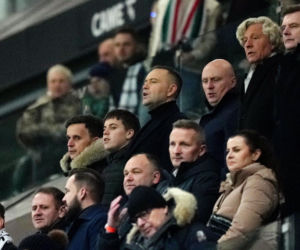 Karol Nawrocki na meczu Legia Warszawa - Sparta Praga