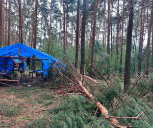 Alarm w Wielkopolsce! Nawałnice uderzyły, strażacy ewakuowali harcerzy [ZDJĘCIA]