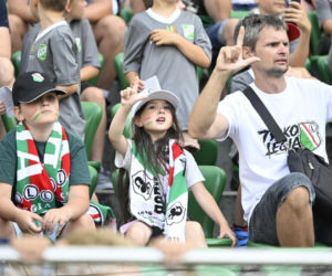 Legia Warszawa - Zagłębie Lubin: Zdjęcia kibiców