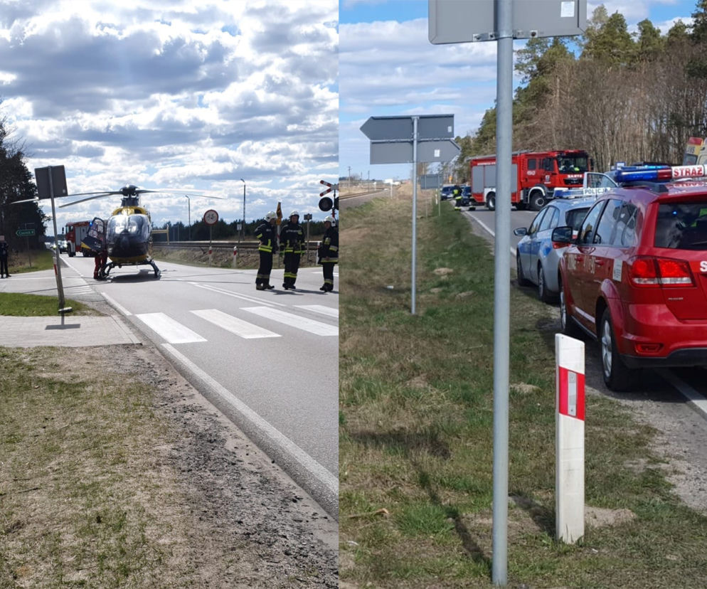 Koszmarny wypadek w Żabnie pod Chojnicami. Osobówka zmiotła z pasów 12-letnią dziewczynkę