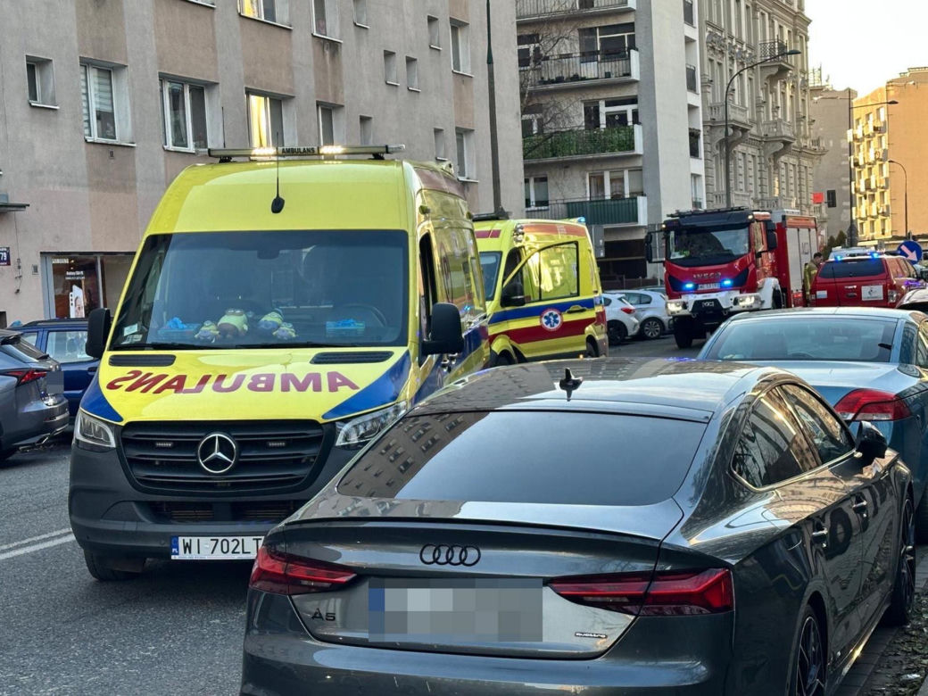 Potężny wybuch w centrum Warszawy. Kłęby dymu przy wieżowcach
