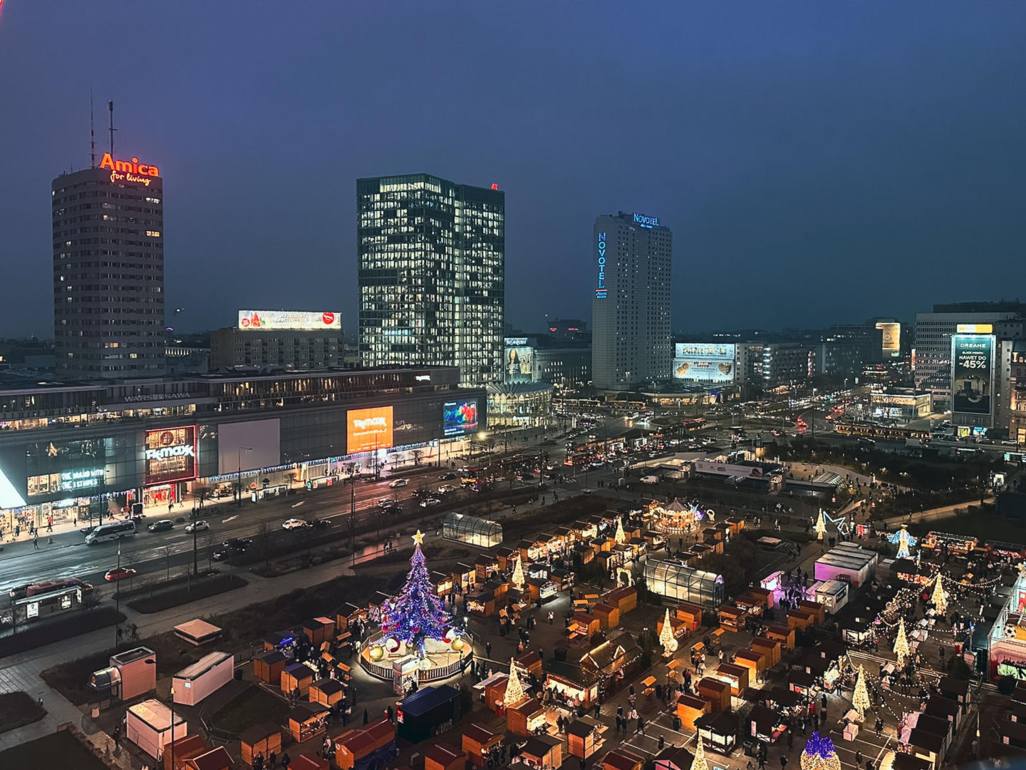 Centrum Warszawy i Jarmark Warszawski