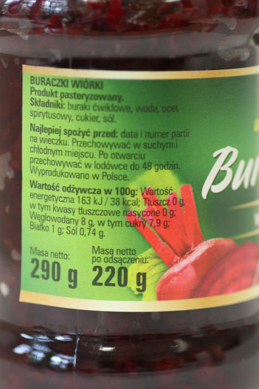 GIS ostrzega: Buraczki Lewiatan wycofane. Znaleziono w nich szkło, pleśń i martwe szkodniki