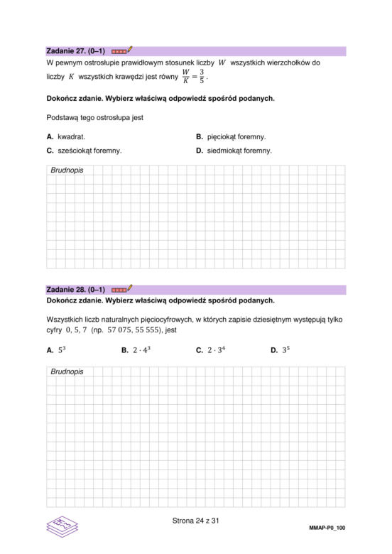 Tak wyglądała matura z matematyki na poziomie podstawowym!